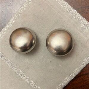 Silver-tone Clip On Earrings